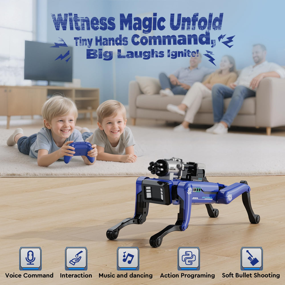 TUEESN Smart Robot Dog durable ABS construction and safe design.