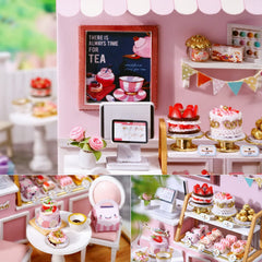 TuKIIE cake shop detail with dining table and chairs