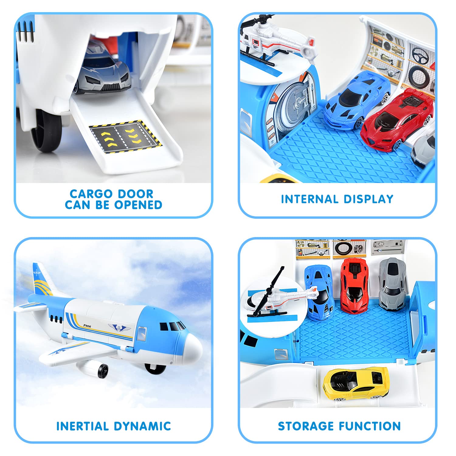 Tuko pack of cars and helicopter shows durable metal and plastic construction