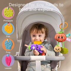TUMAMA KIDS clips and loops attach to strollers or cribs quickly