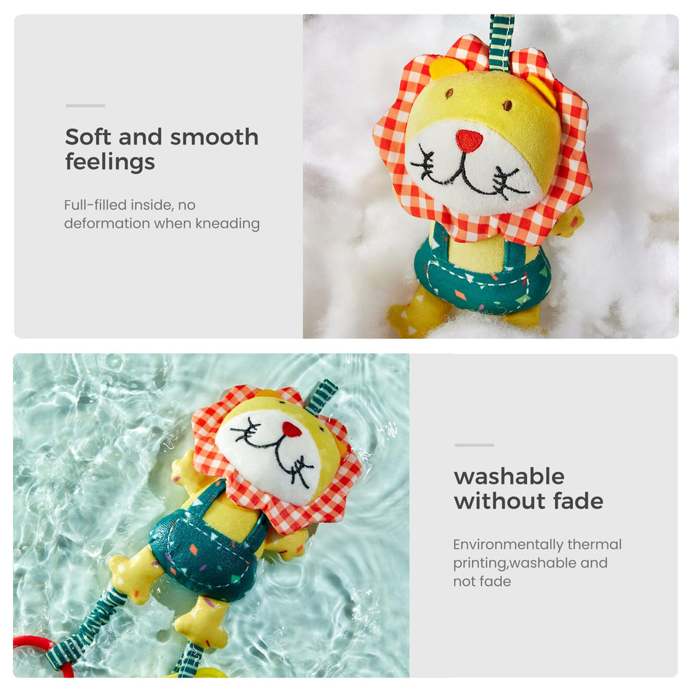 TUMAMA KIDS 4-pack plush rattles offer versatile baby gifts