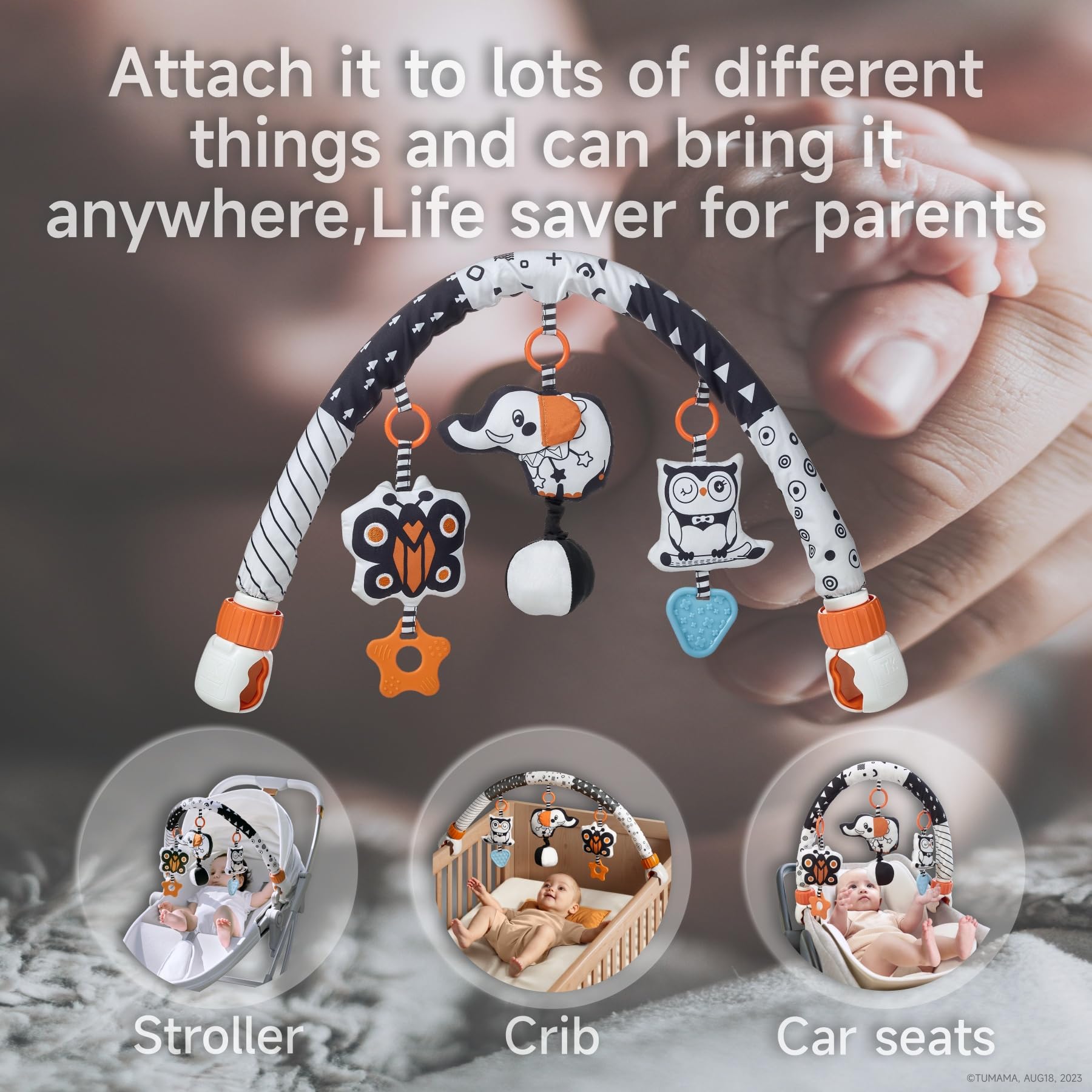 TUMAMA KIDS detachable pendants offer versatile play options anywhere