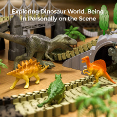 Tumama Kids dinosaur world playset invites kids to design their own kingdom.