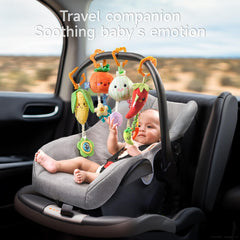 TUMAMA KIDS rattle and teether set for versatile crib hanging play.
