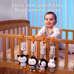 TUMAMA Kids plush rattle close-up highlights soft material and cozy texture.