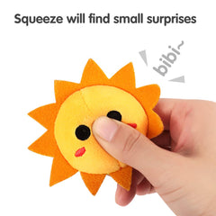 TUMAMA Kids plush soft rattle for gentle sensory play