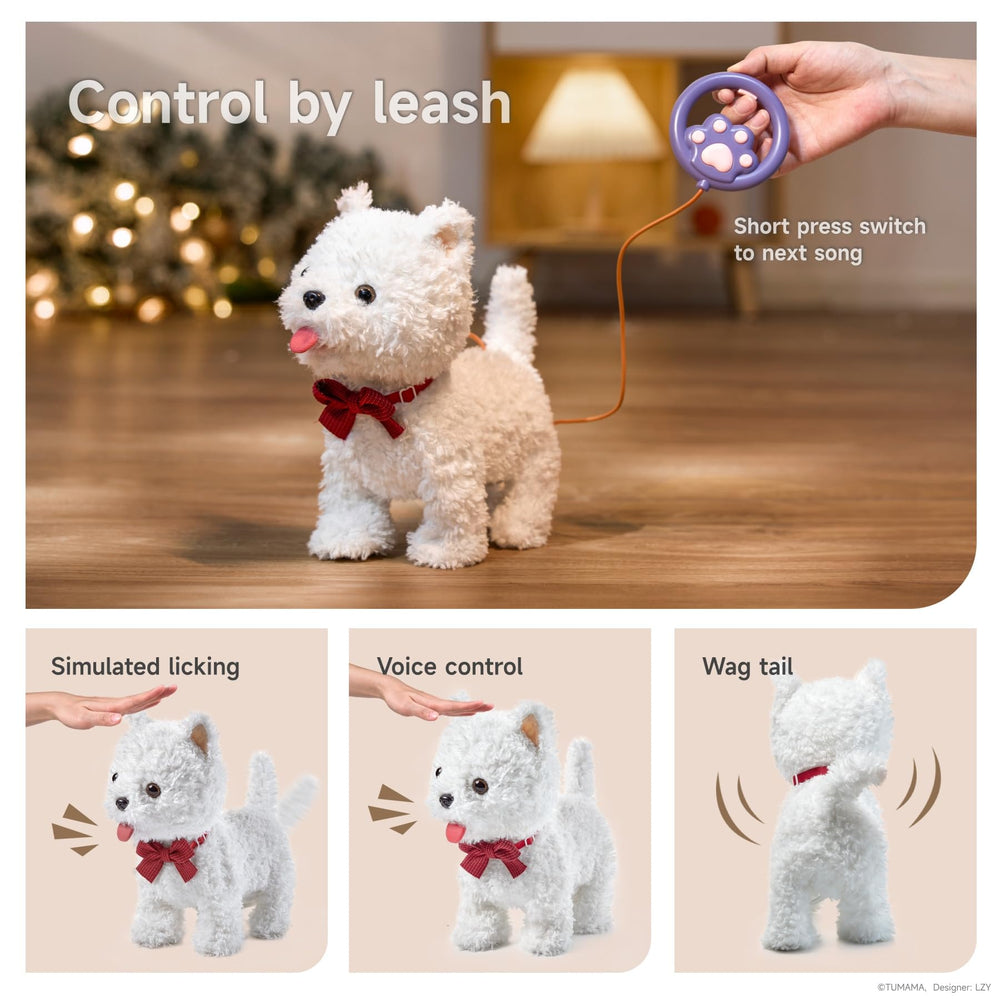 TUMAMA KIDS puppy tail wagging shows friendly, engaging play