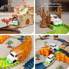 TUMAMA KIDS Race Track two electric cars offer thrilling play