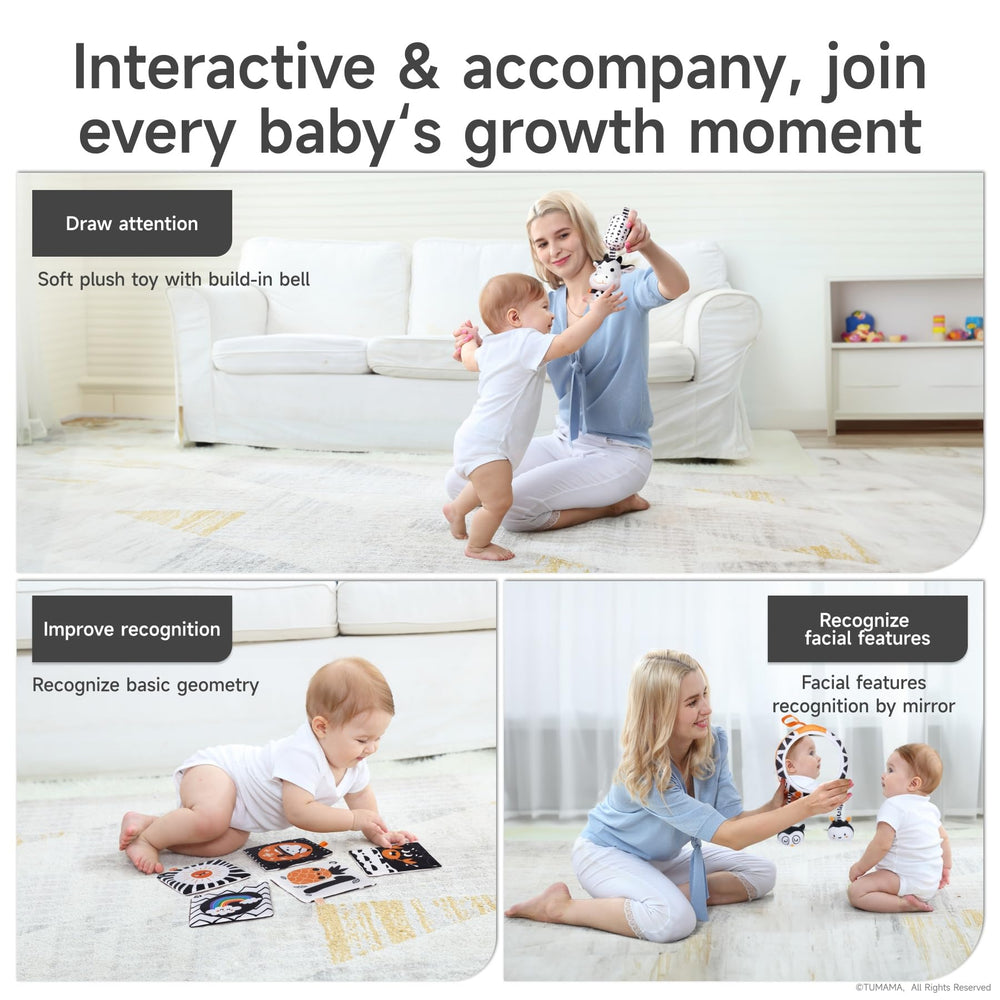 TUMAMA KIDS versatile clips enable easy attachment to stroller or car seat.