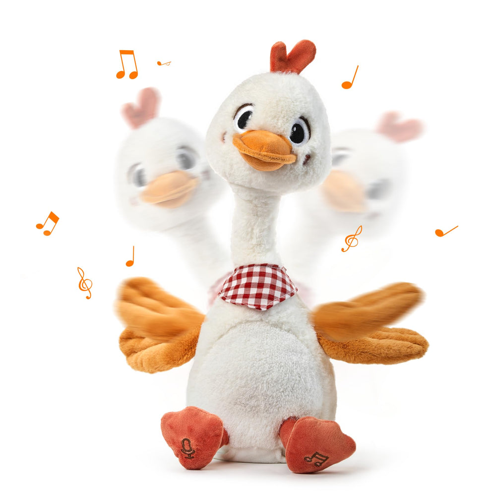 TUMAMA KIDS talking dancing duck toy in full view for imaginative play and language learning