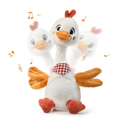 TUMAMA KIDS talking dancing duck toy in full view for imaginative play and language learning