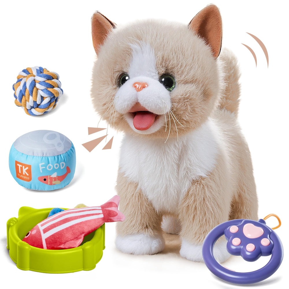 TUMAMA Kids Walking Cat showing lifelike movement for imaginative play