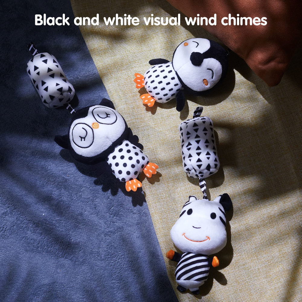 TUMAMA Kids wind-chime style rattle offers soothing sounds for babies.