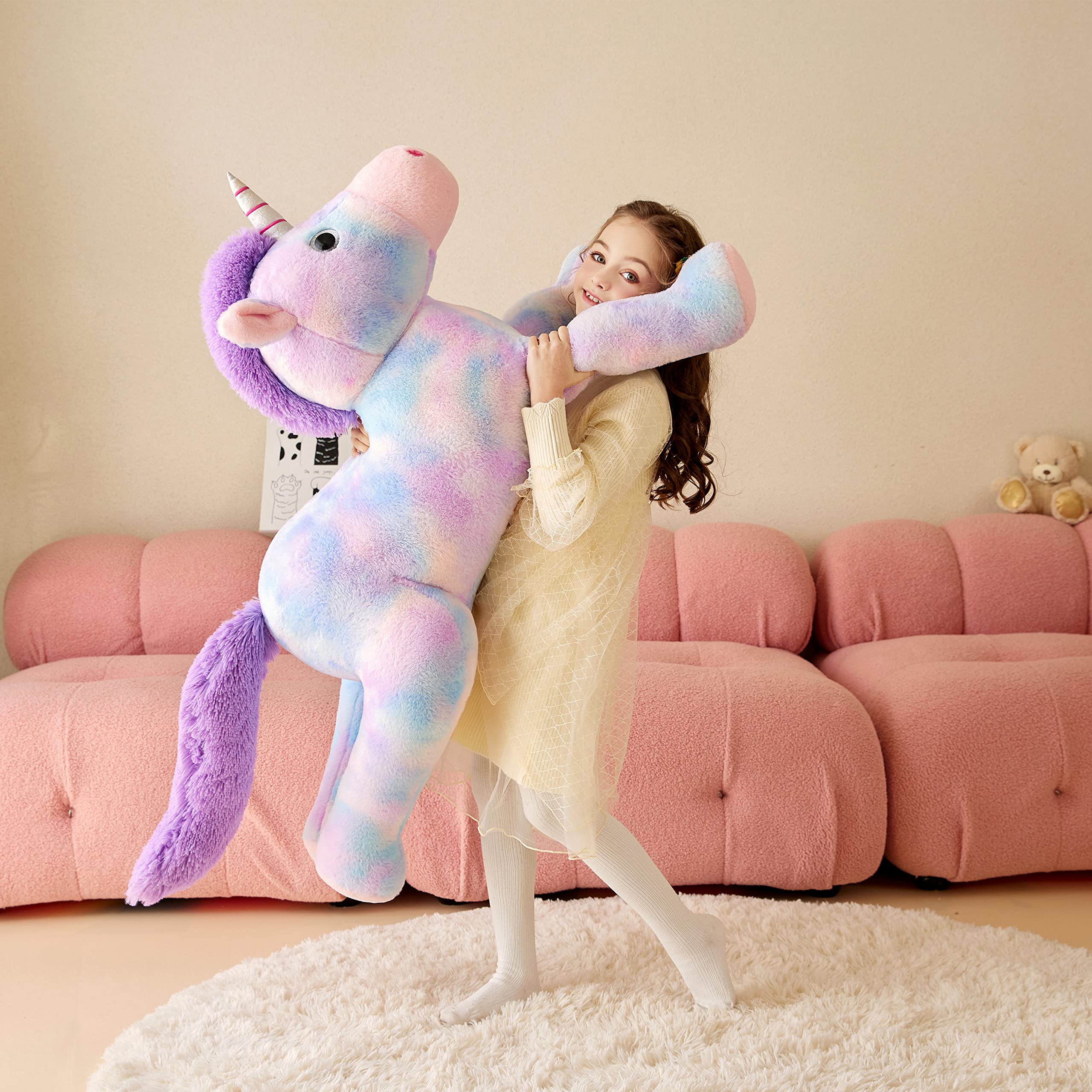 Tumyay baby-friendly unicorn plush ideal for kids and toddlers’ cozy moments.