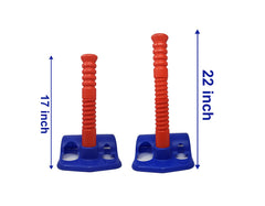 Tundras T-Ball Set bat with soft grip helps young players swing comfortably.