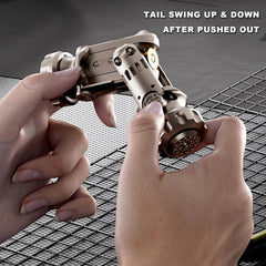 Tungsten Steel Fidget Gun Toy ratchet mechanism for varied interaction.