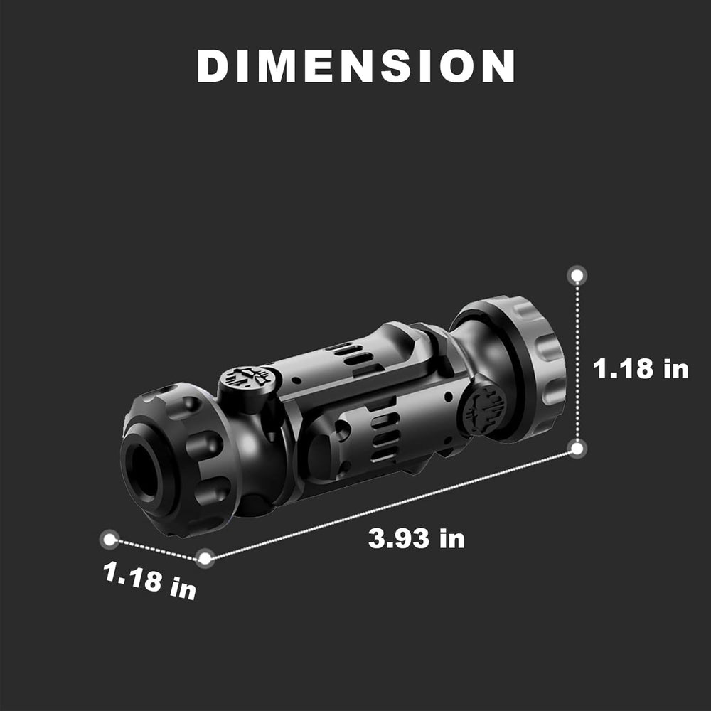 Tungsten Steel Fidget Gun Toy silent clicking for quiet environments.
