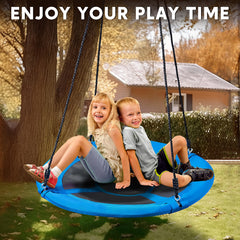 TURFEE saucer tree swing blue safety-tested design for peace of mind