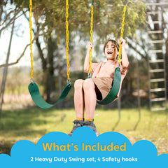 TURFEE thermoplastic-covered chains extend durability during year-round use.