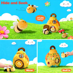TURKIDS Beehive includes five interactive bees for varied textures and sounds.