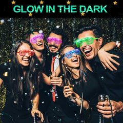 TURNMEON LED glasses green glow for bright crowd visibility at events
