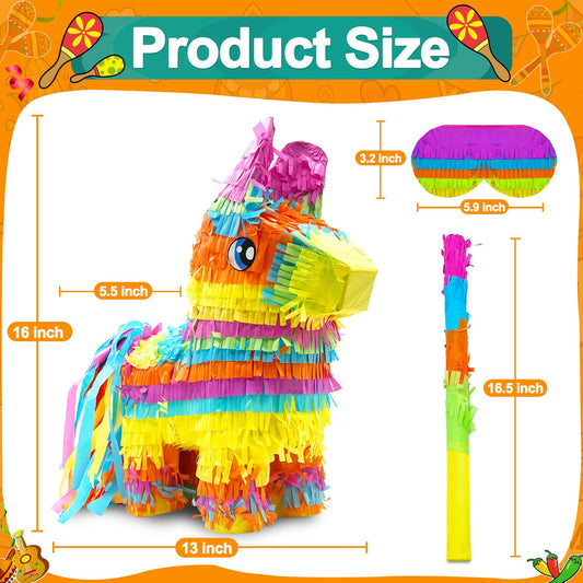 Turnmeon pinata stick, 16 inches, sturdy for active party games.