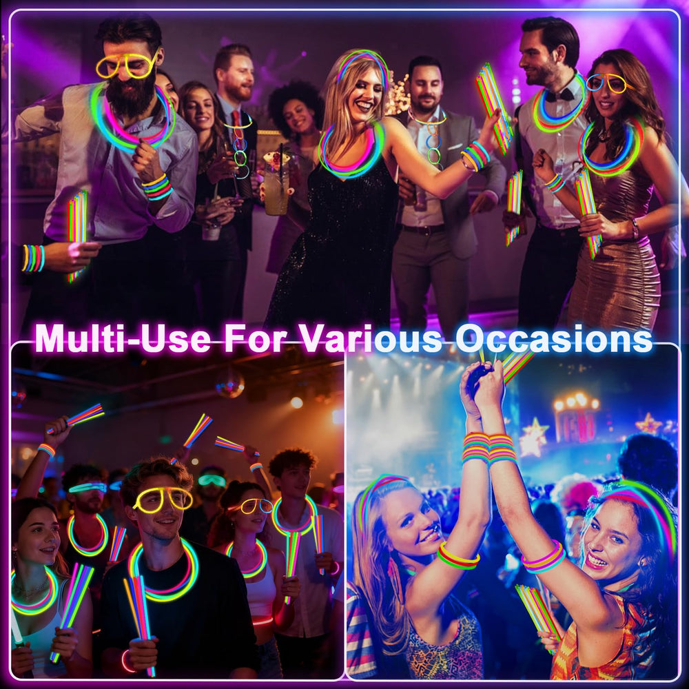 TURNMEON waterproof and non-toxic glow sticks for safe use.