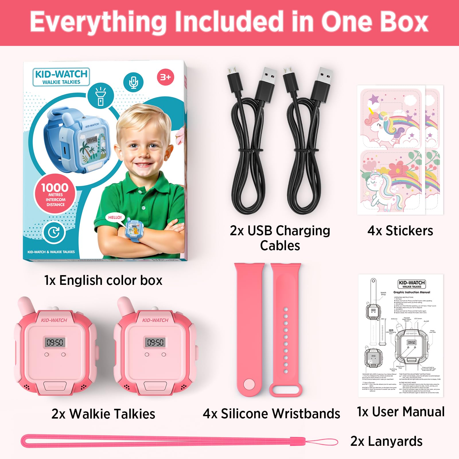 Turoytip kid-friendly walkie talkie supports screen-free fun on trips