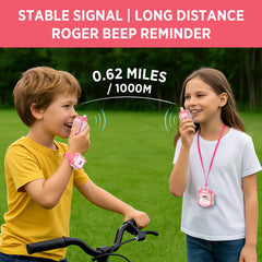 Turoytip unicorn stickers set personalizes pink walkie talkies