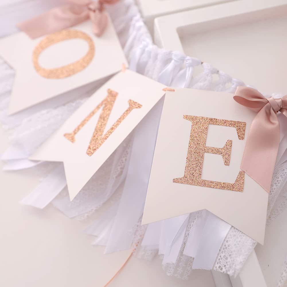 Tutotu pastel banner rose gold blush features durable fabric for indoor or outdoor use