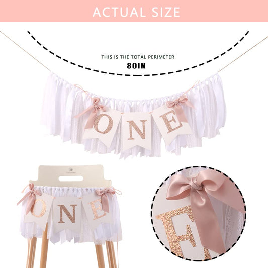 Tutotu rose gold blush white banner closeup, premium fabric and color harmony