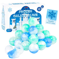 Tuupowana Frozen Slime Set packaging shown for kids' party favors.