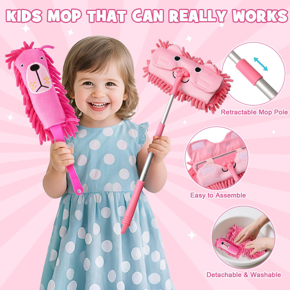 TUZT dustpan toy provides a safe, lightweight cleanup tool.