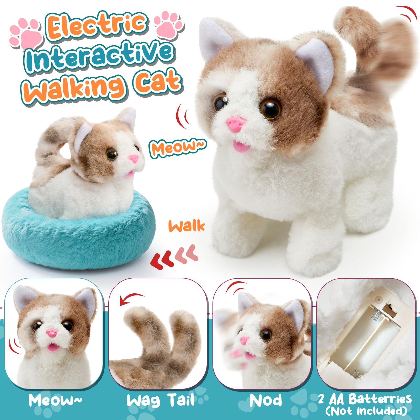 TUZT cozy cat bed provides a soft resting spot after pretend checkups.