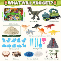 TUZT 10 dinosaur molds for creative sand worlds