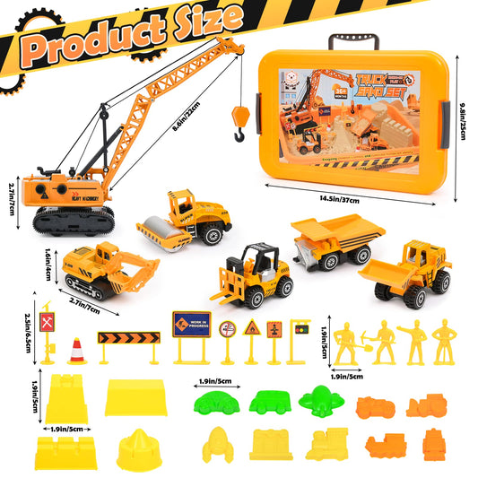 TUZT Kids tower crane vehicle fuels imaginative construction play