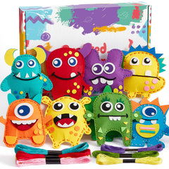 TUZT Monster Sewing Kit box gift promotes creative play for kids