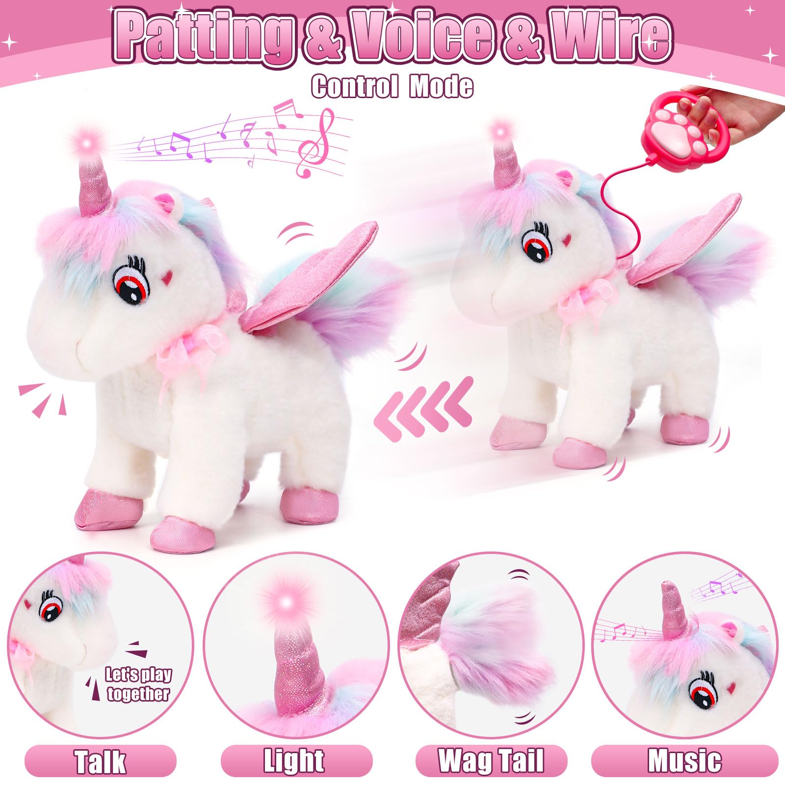 TUZT sparkling unicorn tutu skirt enhances dress-up and storytelling