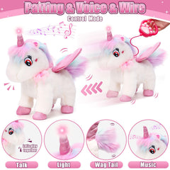 TUZT sparkling unicorn tutu skirt enhances dress-up and storytelling