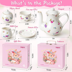 TUZT porcelain pieces with BPA-free glaze designed for gentle play.