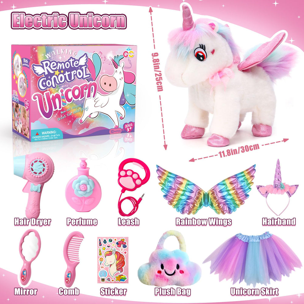 TUZT unicorn leash and play set enabling guided pretend walks