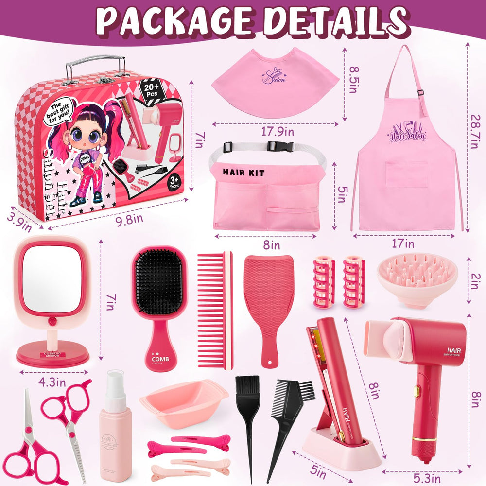 TUZT variety tools in carry case spark creative hairstyles.