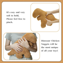 TVVPGG Dino Nugget Pillow adds playful decor to couches and beds.
