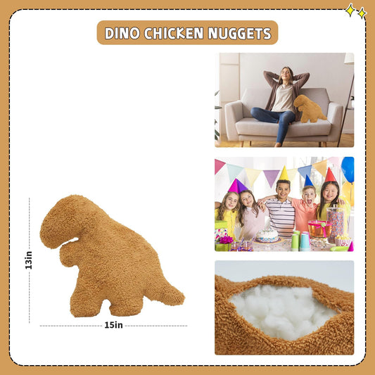 TVVPGG Dino Nugget Pillow shown as nap-use prop for restful breaks.