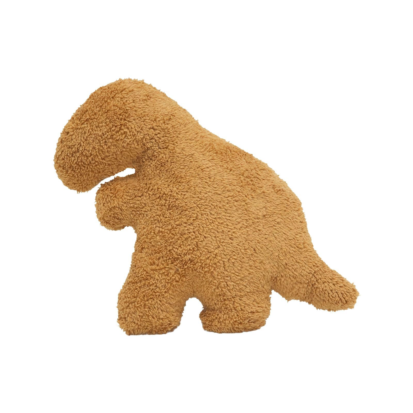 TVVPGG Dino Nugget Pillow in soft fabric for cozy lounging and cuddling.
