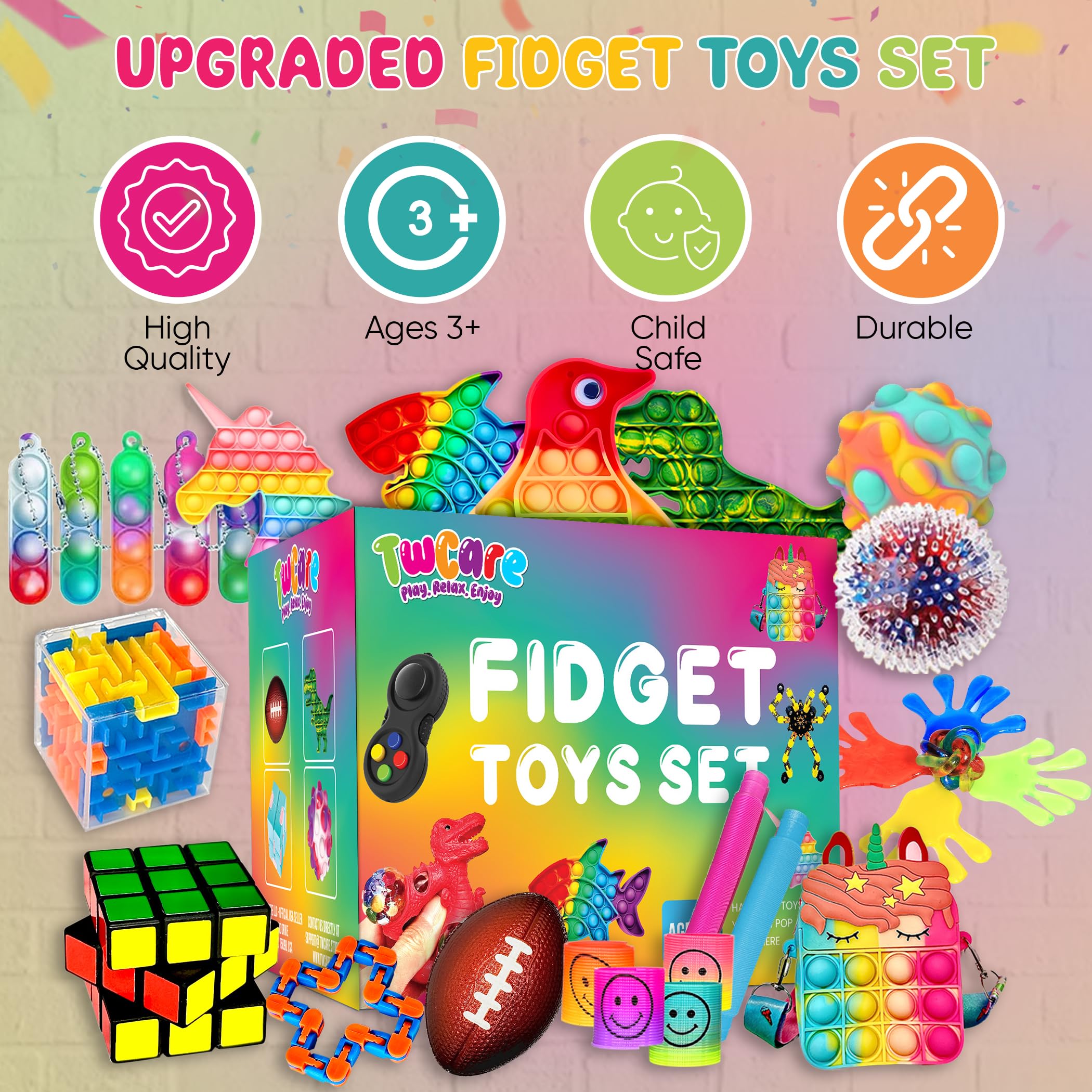 TwCare infinity cube supports quiet tactile exploration and dexterity