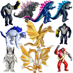 TwCare Godzilla x Kong battle figures set for dynamic display and cake toppers.