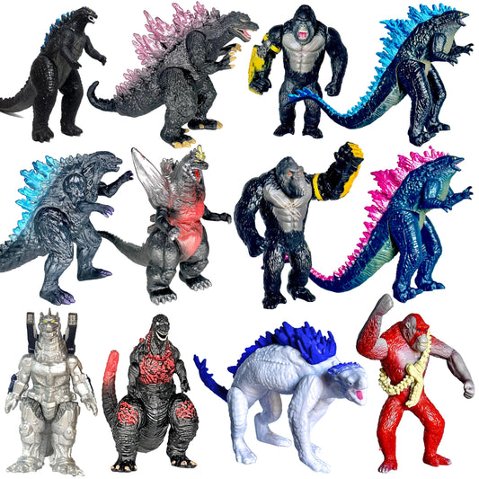 TwCare Godzilla x Kong cake toppers for dramatic party displays.