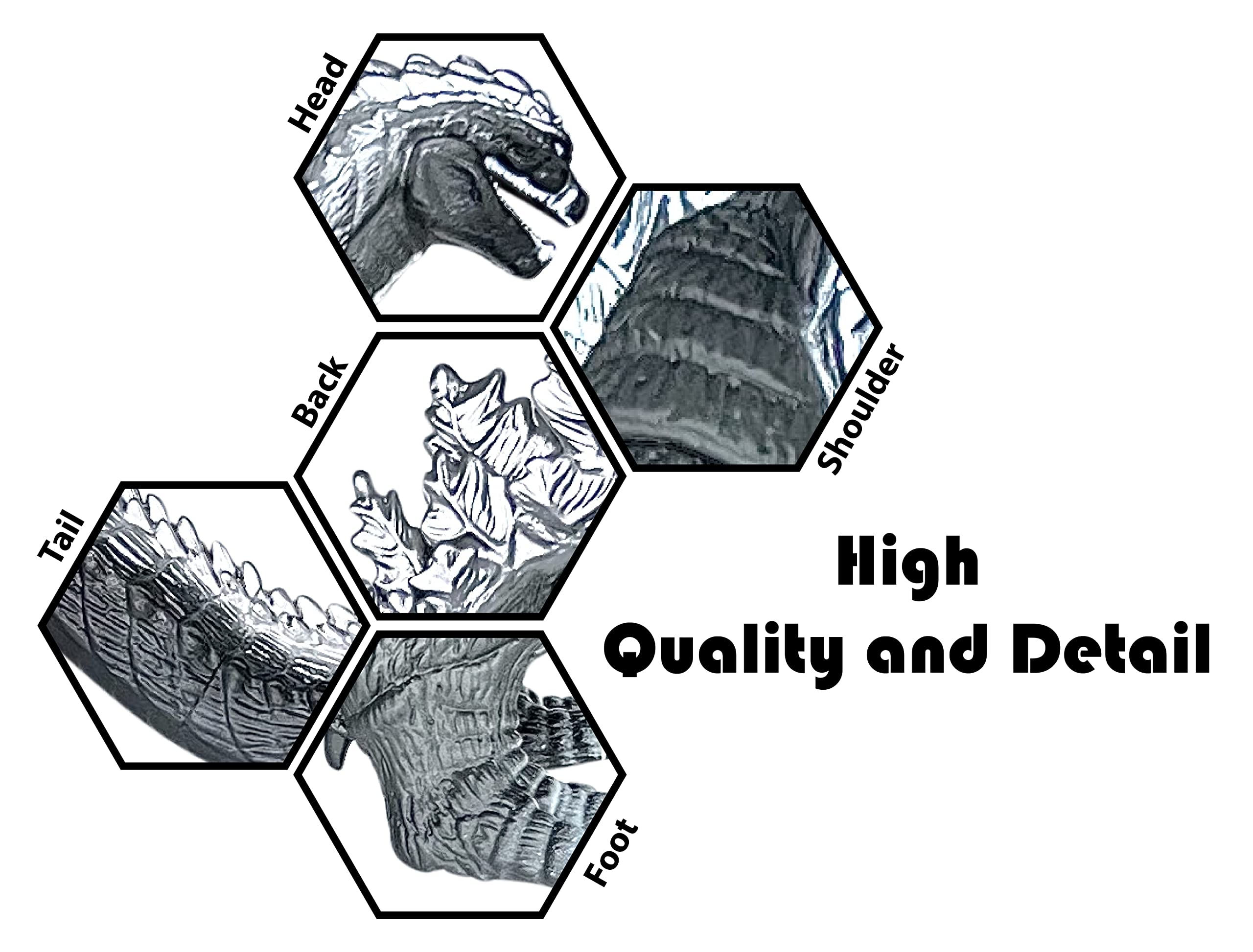 TwCare Godzilla Singular Point Ultima Figure close-up highlights detailed textures.