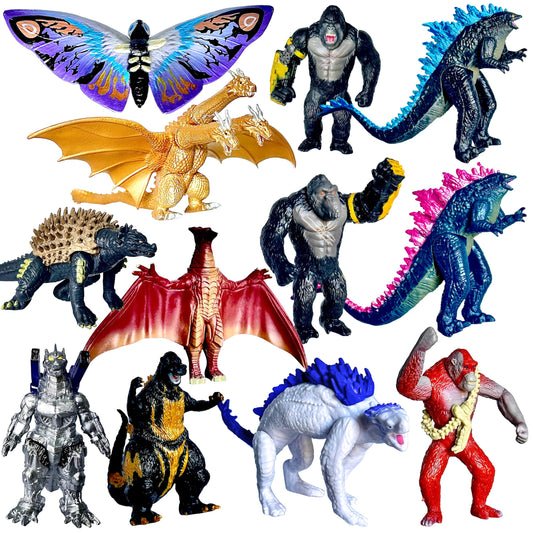 TwCare Godzilla x Kong figures collection, ideal for display and imaginative play